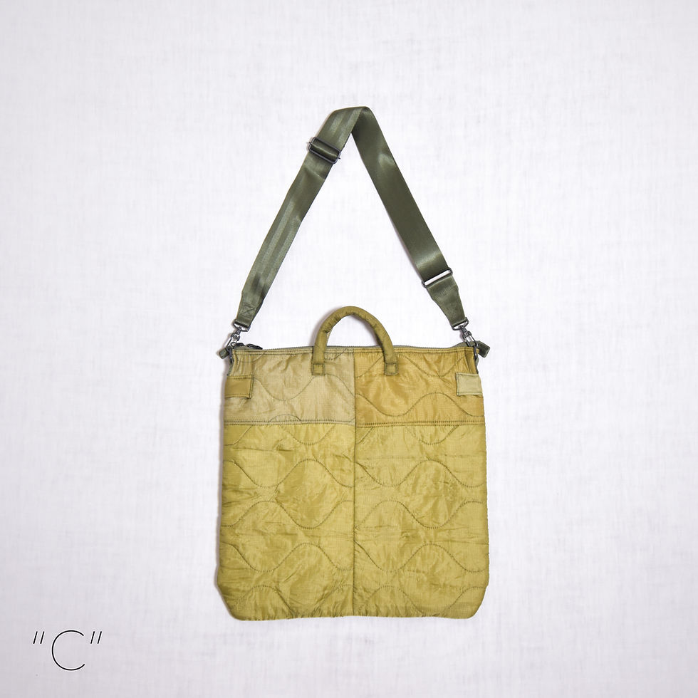 サムネイル： [MADE IN OCCUPIED JAPAN] / HELMET BAG (U.S QUILT LINER)　メイドインオキュパイドジャパン / ヘルメットバ