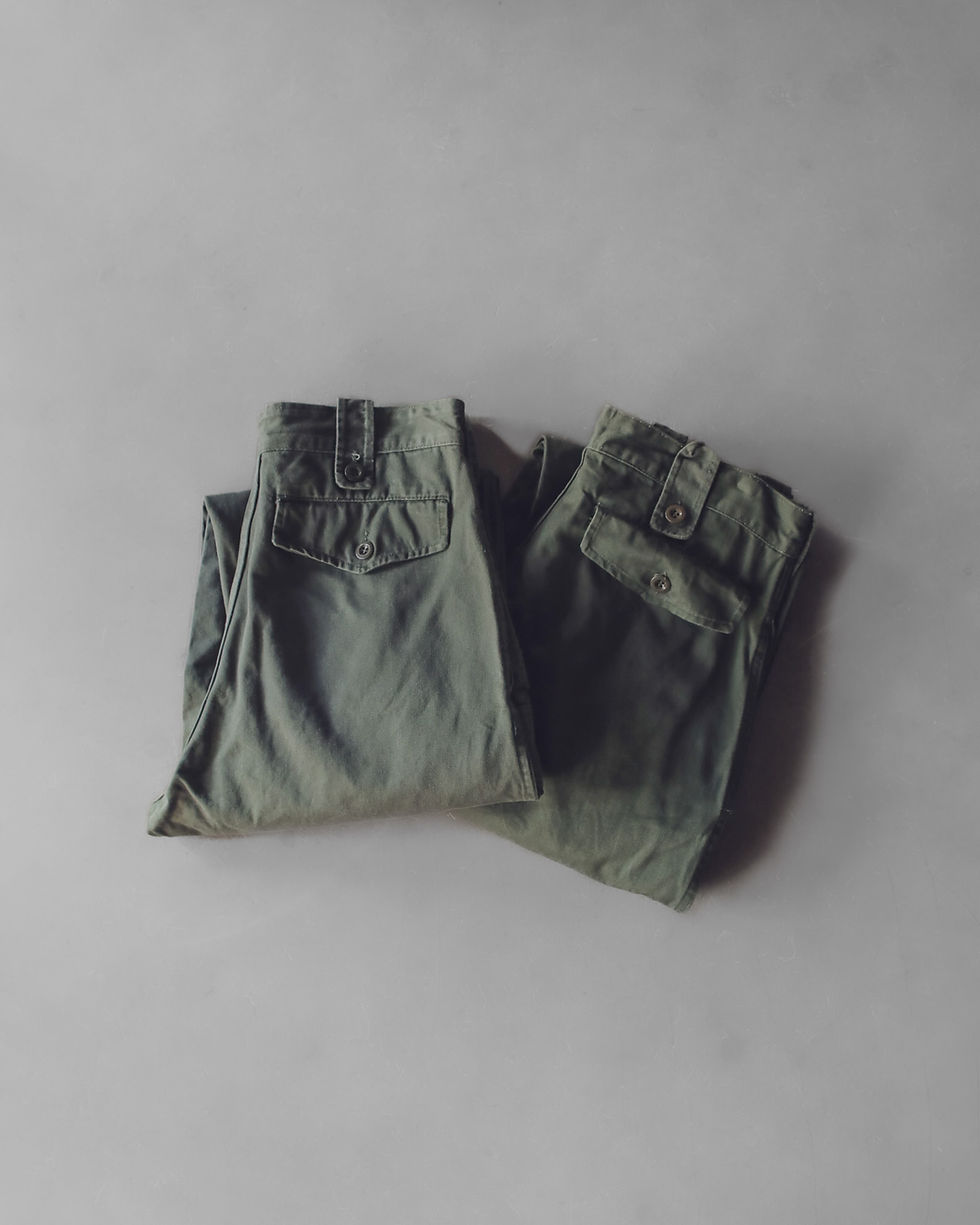 サムネイル： BELGIUM 1960‐70s / Field cargo pants  ベルギー軍 フィールドカーゴパンツ　E-42
