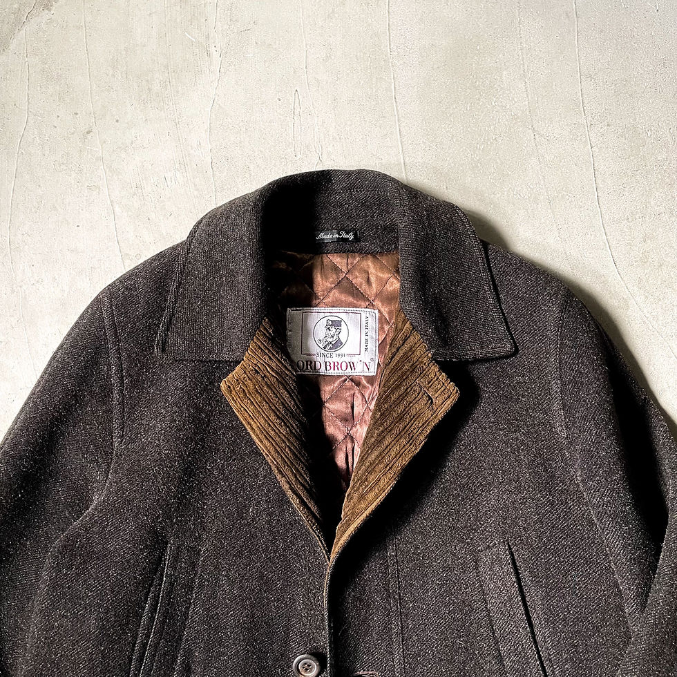 サムネイル： ITALIA VINTAGE / Worsted half coat　イタリア / ウーステッドハーフコート