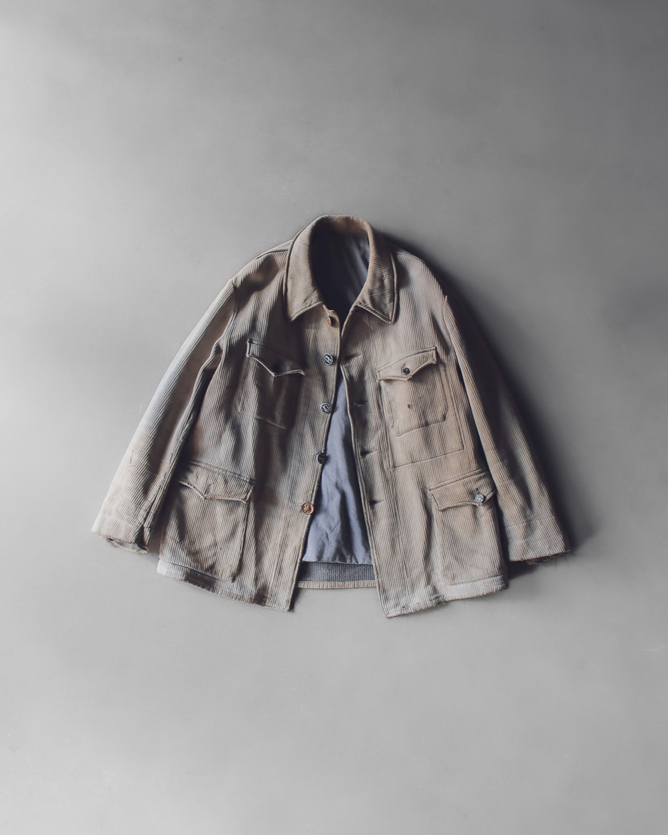 FRANCE 1940‐60s / Pique Hunting jacket   フランス  ピケハンティングジャケット   E-1