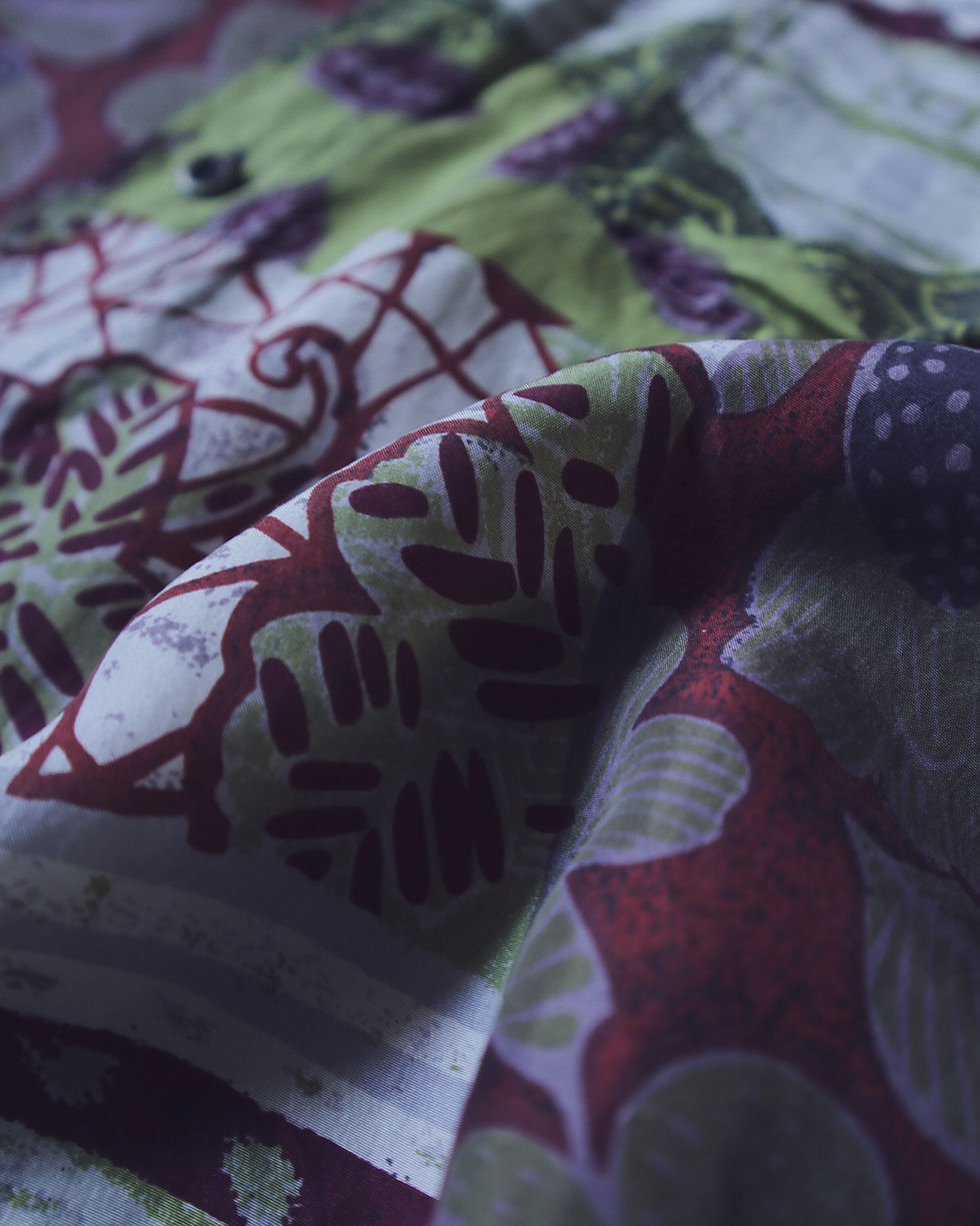 サムネイル： GERMANY  Half-sleeve shirts _ Silk 100 / ドイツ半袖シルクシャツ　E-165