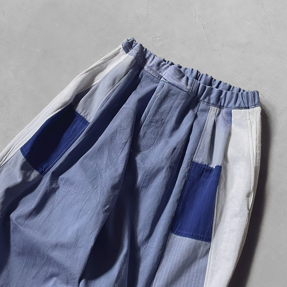 サムネイル： 【VINTAGE UPDATE SERIES】Remake / Balloon pants (Crazy pattern)　バルーンパンツ (クレイジーパターン
