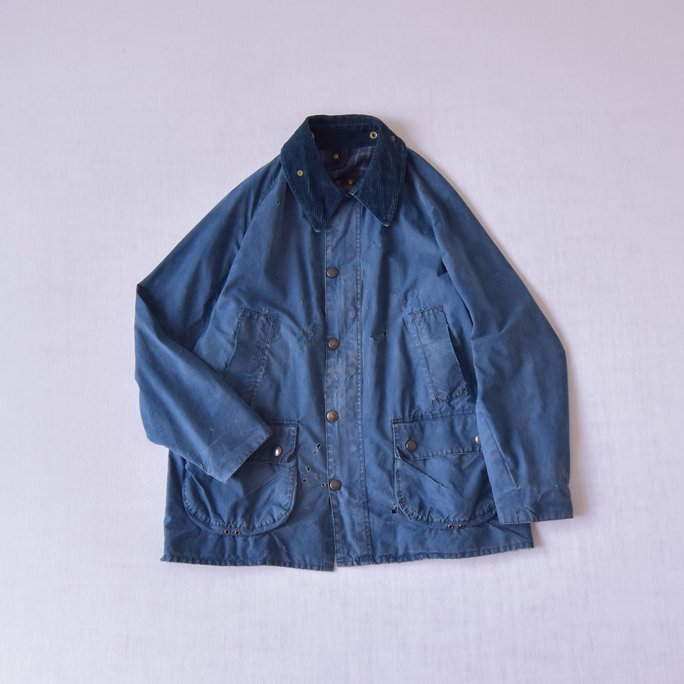 Barbour VINTAGE / BEDALE "琉球藍染" / No.1 バブアー / ビデイル "琉球藍染"