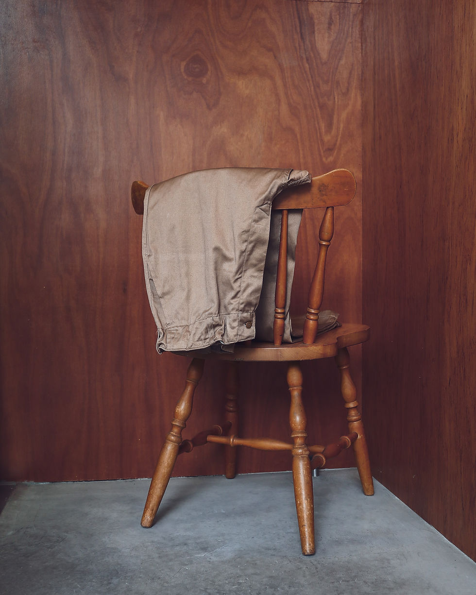 サムネイル： GREECE 1990s-2000s / Easy chino pants : Dead stock(Remake)  ギリシャ軍 / イージーチノパンツ