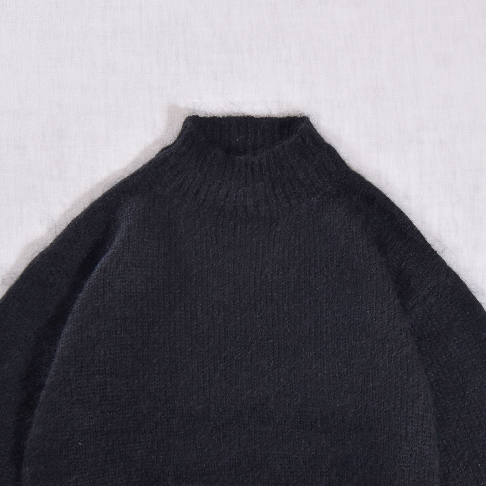 サムネイル： EURO VINTAGE / Mohair high-neck knit   モヘアハイネックニット