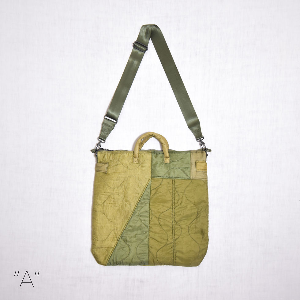 サムネイル： [MADE IN OCCUPIED JAPAN] / HELMET BAG (U.S QUILT LINER)　メイドインオキュパイドジャパン / ヘルメットバ