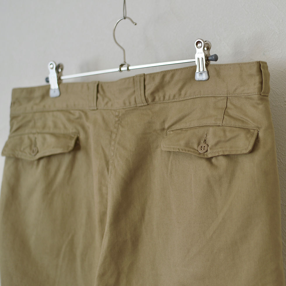 サムネイル： FRANCE 1950s~ M-52 Chino shorts : Dead stock