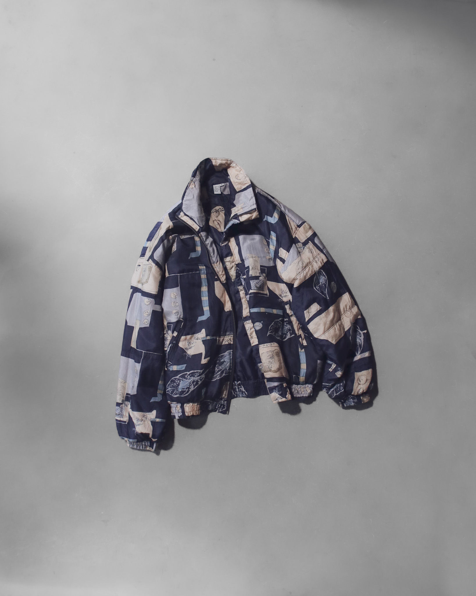 EURO VINTAGE / Silk blouson　シルクブルゾン　E-45