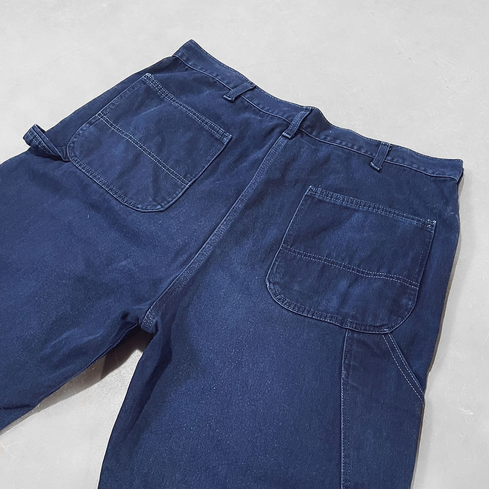 サムネイル： "琉球藍染" U.S.A VINTAGE / Painter pants "Ryukyu indigo dye"　RB-95