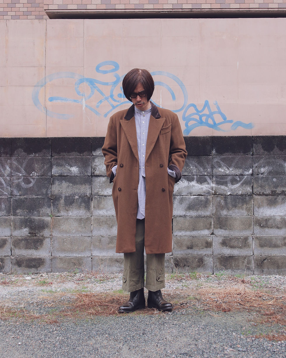 サムネイル： FRANCE 1980-90s “Jacques Gervertz” / Double breasted coat   フランス ダブルコート   E-28