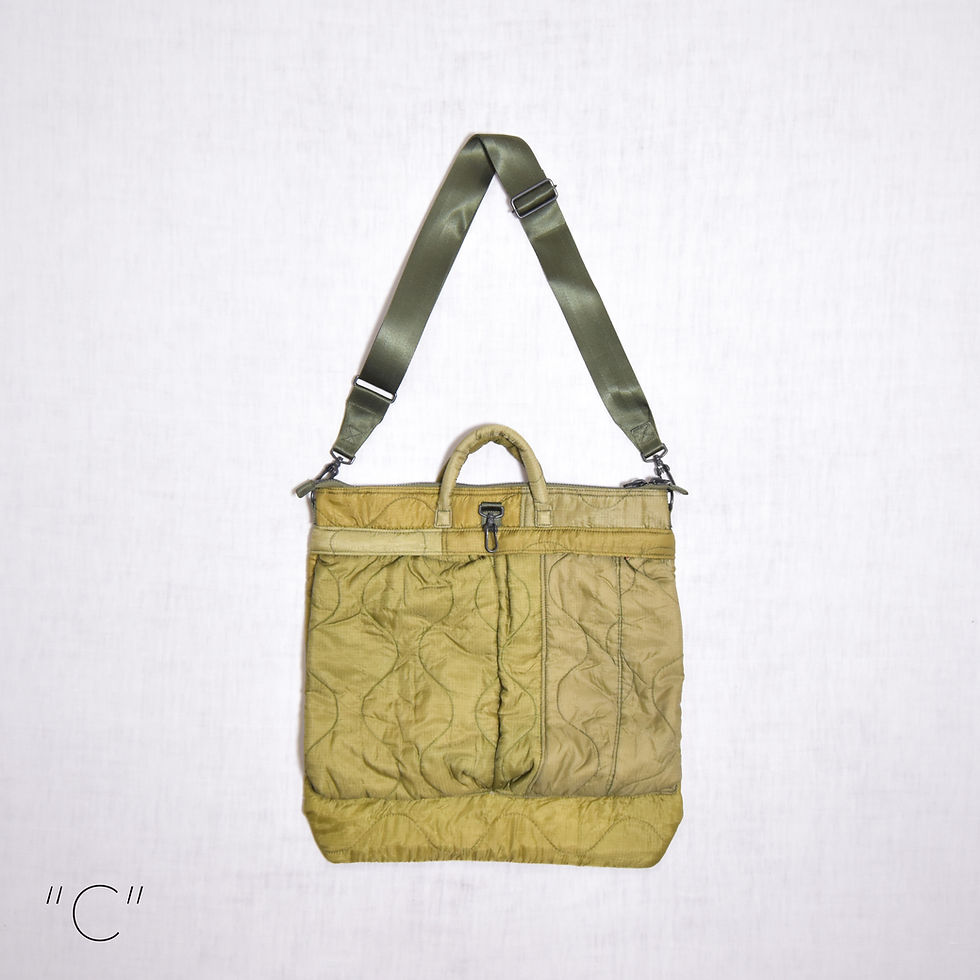 サムネイル： [MADE IN OCCUPIED JAPAN] / HELMET BAG (U.S QUILT LINER)　メイドインオキュパイドジャパン / ヘルメットバ