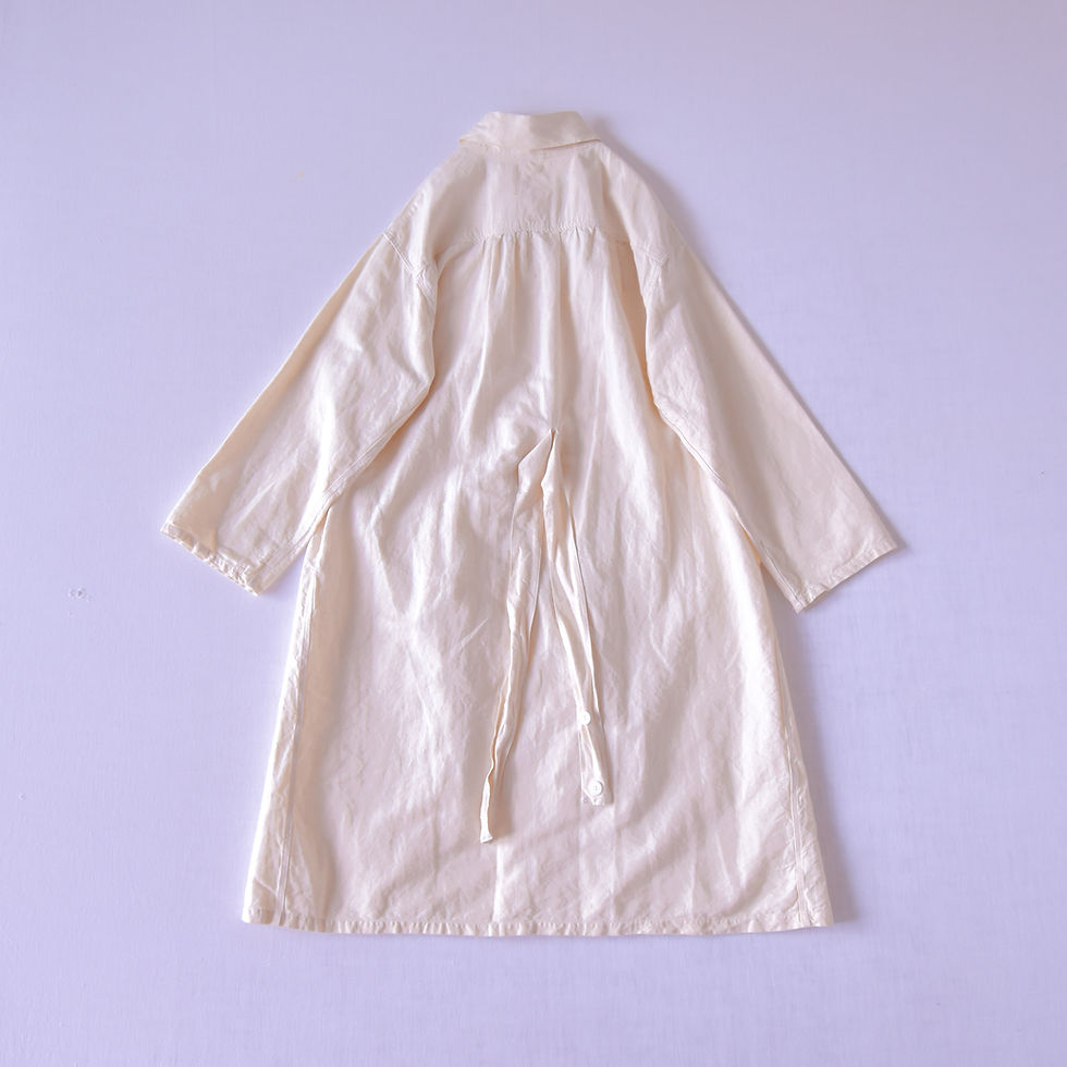 サムネイル： FRANCE 1960s~ / Hospital coat (Metis生地) : Dead stock　フランス軍 / ホスピタルコート(メティス生地)
