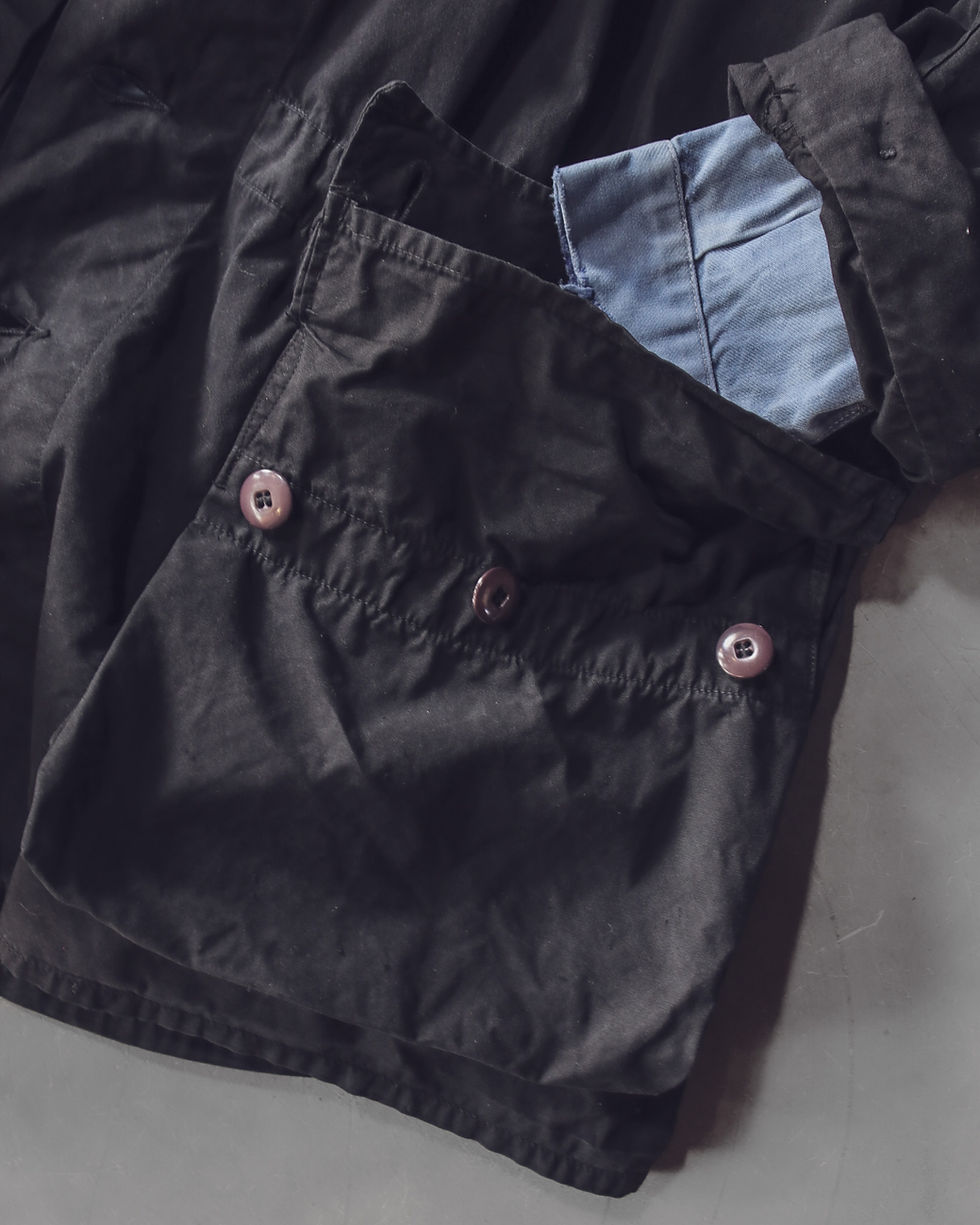 サムネイル： SWEDEN 1960s- M-62 Anorak snow parka : Black over dye / スウェーデン アノラックスノーパーカー E-87