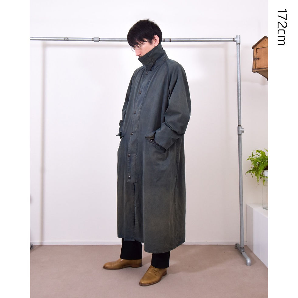 サムネイル： [Barbour] U.K VINTAGE / BURGHLEY  "Ryukyu Indigo dye"　バブアー / バーレー "琉球藍染"