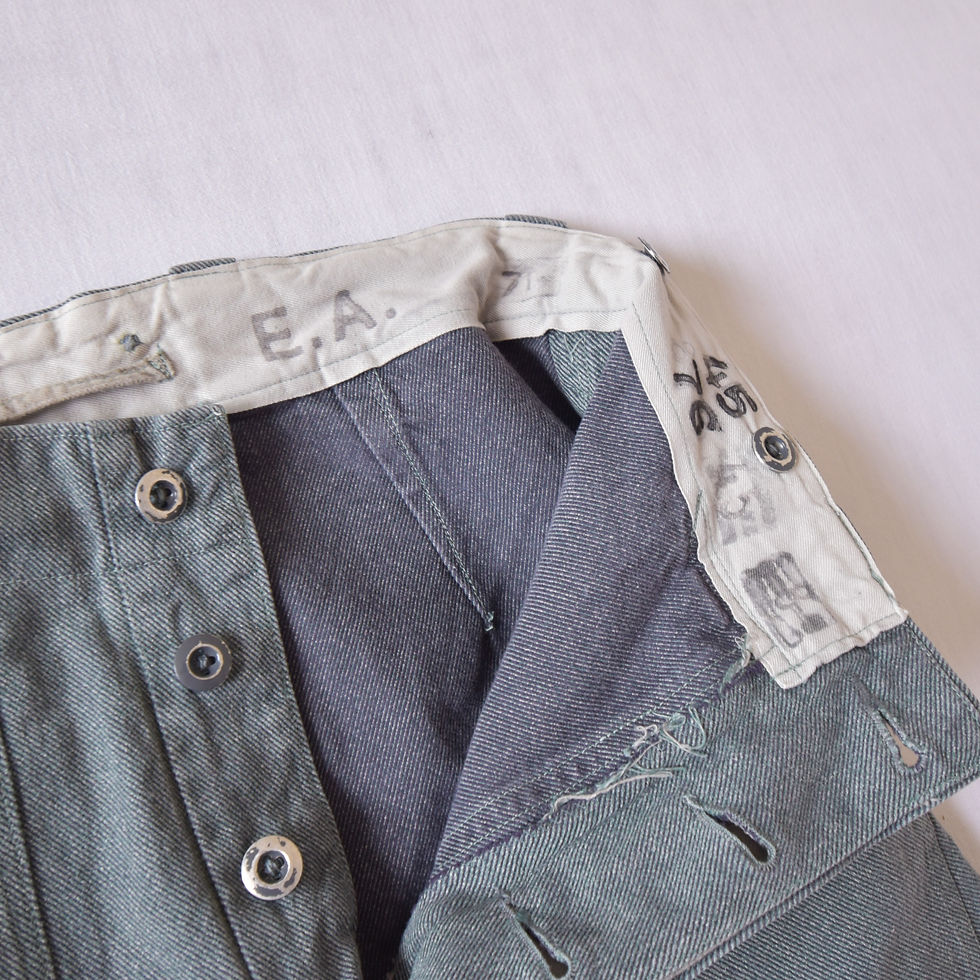 サムネイル： SWISS 1950s~ / Denim work pants(early period)①