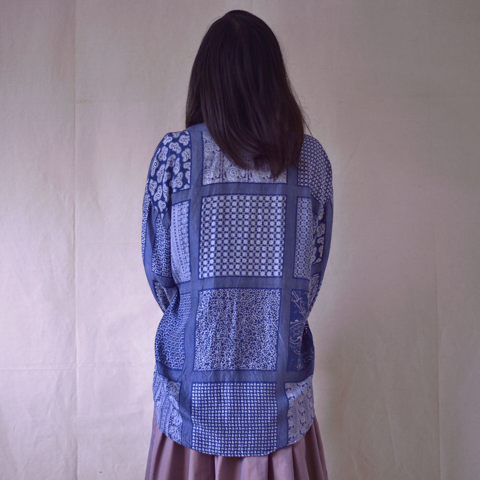 サムネイル： EURO vintage / Washable silk shirts -5-