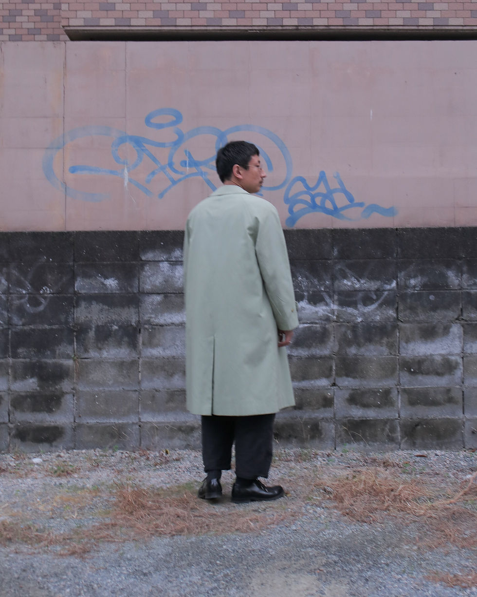 サムネイル： “Aquascutum” Aqua5 1960-70s / Balmacaan coat   アクアスキュータム バルマカーンコート　E-10
