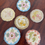 Thumbnail: Vintage Cheticamp Hooked Coaster Set (6)