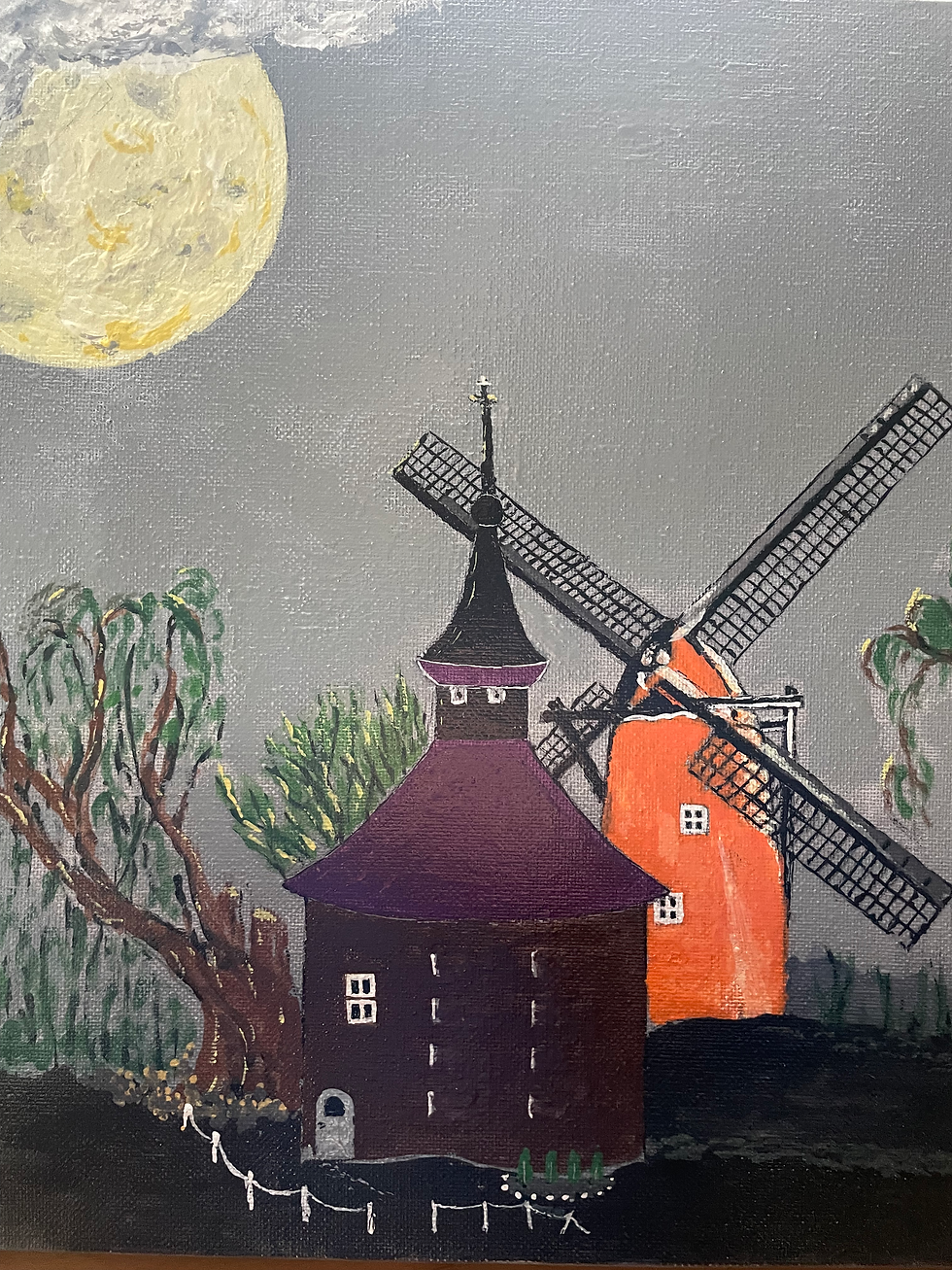Thumbnail: ‘Lunar Night Magic’ (2013) by Nova Scotia Artist Natan Nevo (Zwicker’s Gallery)