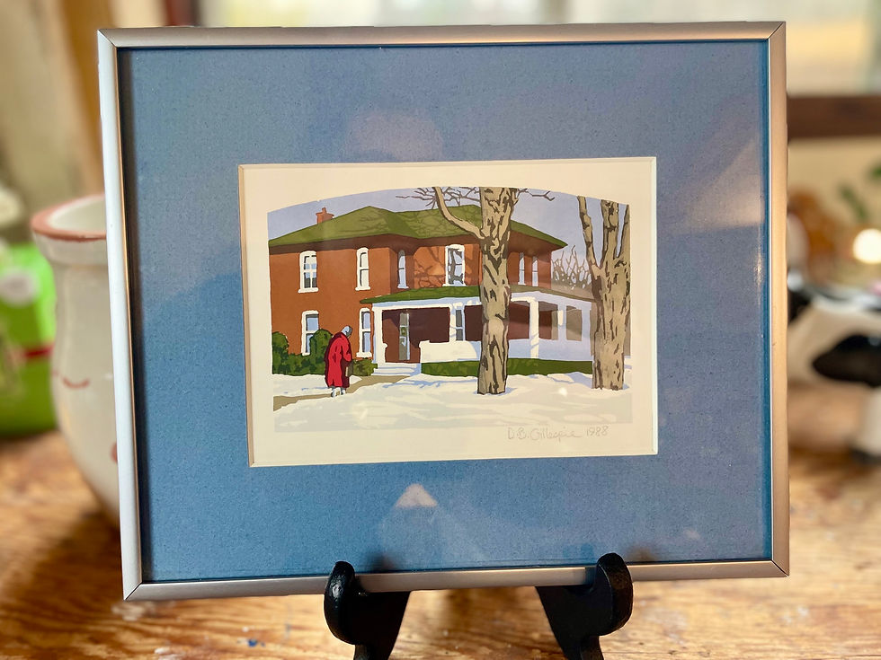Miniature : Original Serigraph by Canadian Artist David B. Gillespie