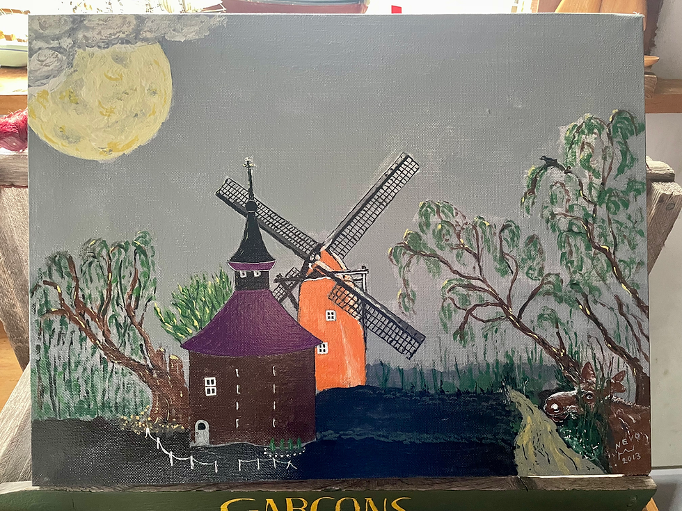 Thumbnail: ‘Lunar Night Magic’ (2013) by Nova Scotia Artist Natan Nevo (Zwicker’s Gallery)