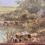 Thumbnail: Antique French Pastoral Landscape Signed in Original Frame 