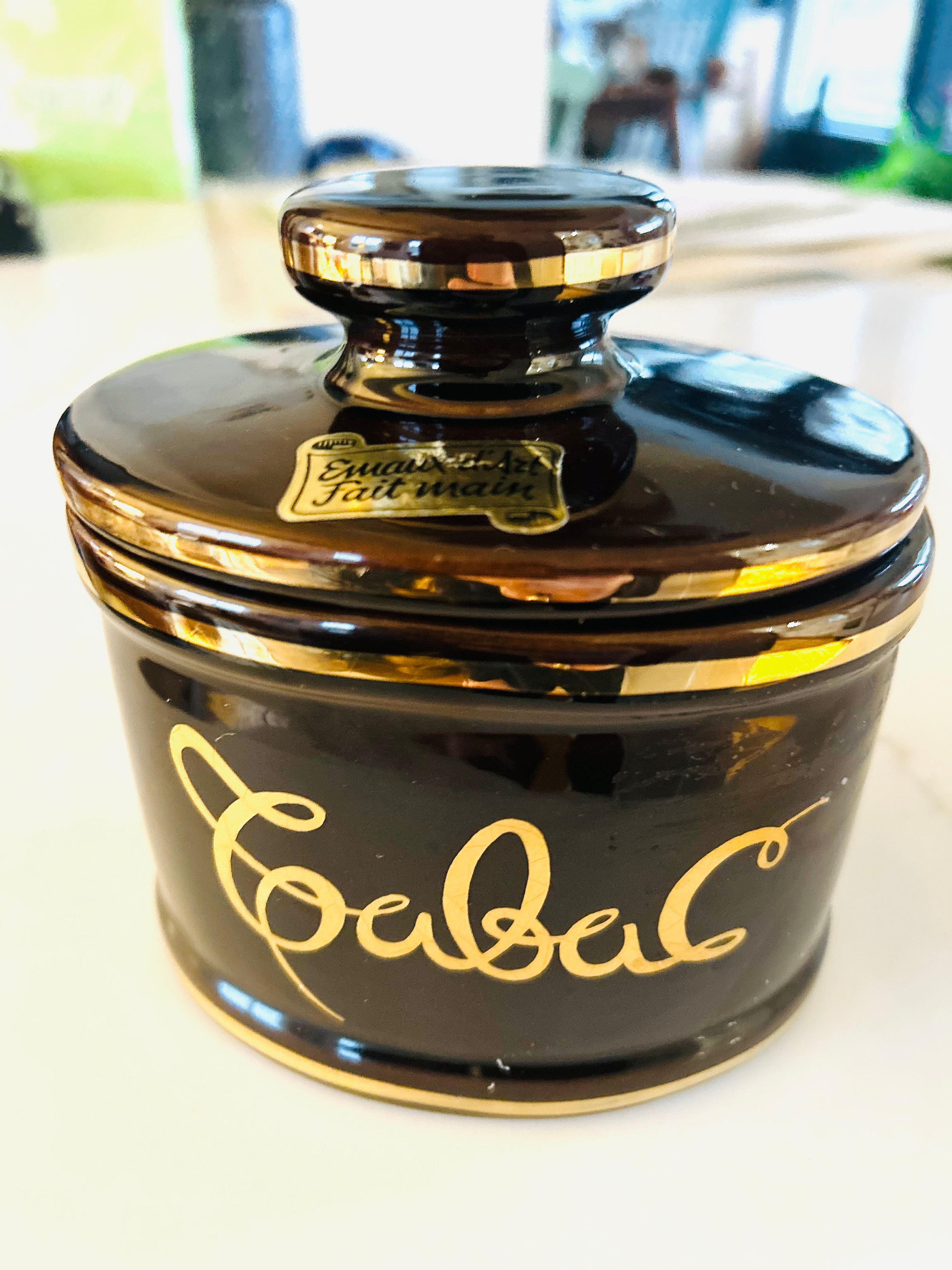 Vintage French ‘Pot à Tabac’ Tobacco Jar