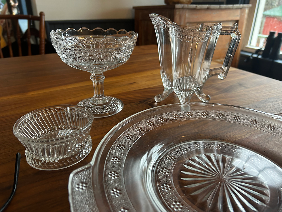 Thumbnail: Nova Scotia Trenton Glass & Early American Pressed Glass Collection (late 1800s)