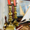 Miniature : Tall Victorian English Brass Candle Sticks