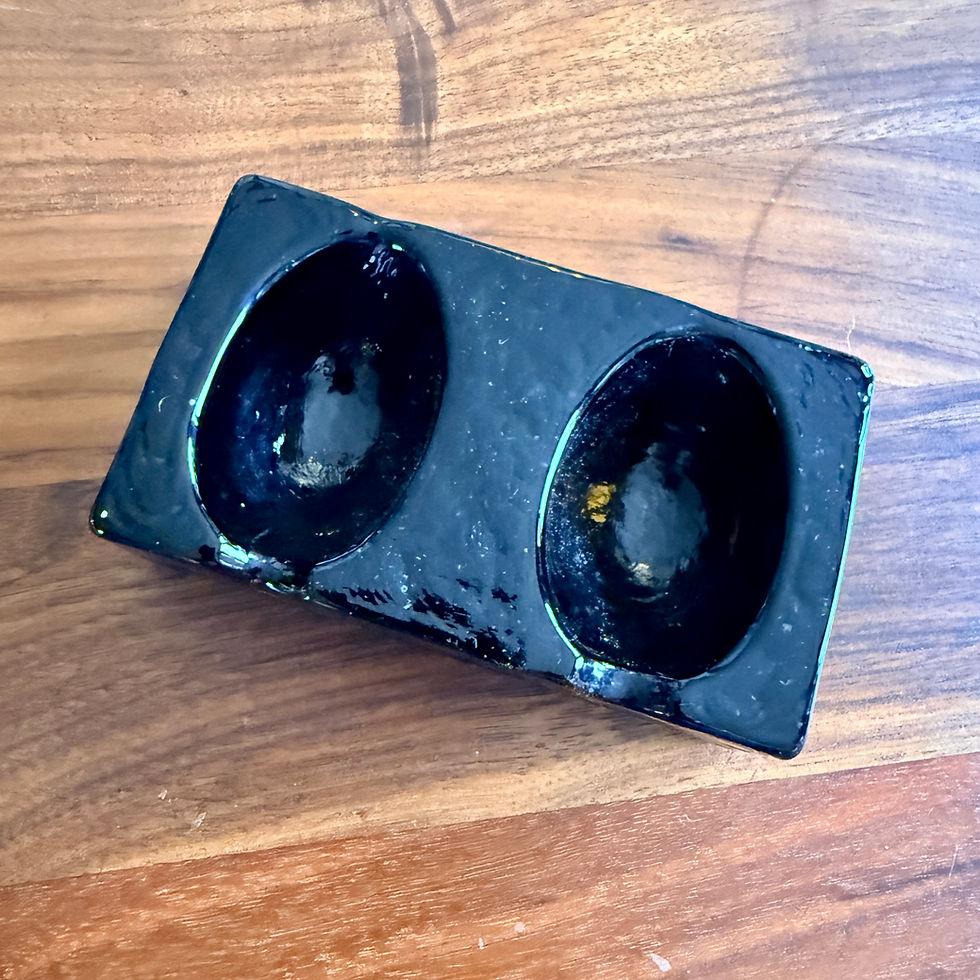 Thumbnail: Holmegaard “Pipe Line” Glass Pipe Stand — Hjördis Olsson & Charlotte Rude, 1970 