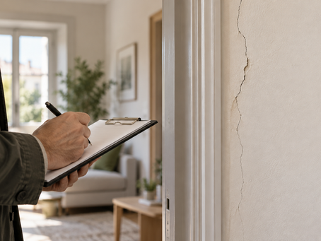 Crepe in casa: dal primo sopralluogo alla valutazione strutturale