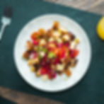 DOMATES & PEYNİR SİMİT SALATASI