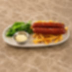TÜTSÜLENMİŞ SOSİS & CİPS - SMOKED SAUSAGE & CHIPS