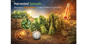 Spinach in Summer: Managing Rapid Wilting Under Ambient Conditions