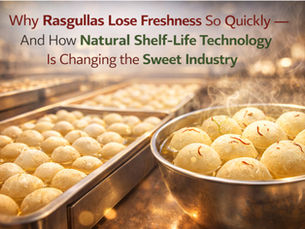 Why Rasgullas Lose Freshness So Quickly — And How Natural Shelf-Life Technology Is Changing the Sweet Industry