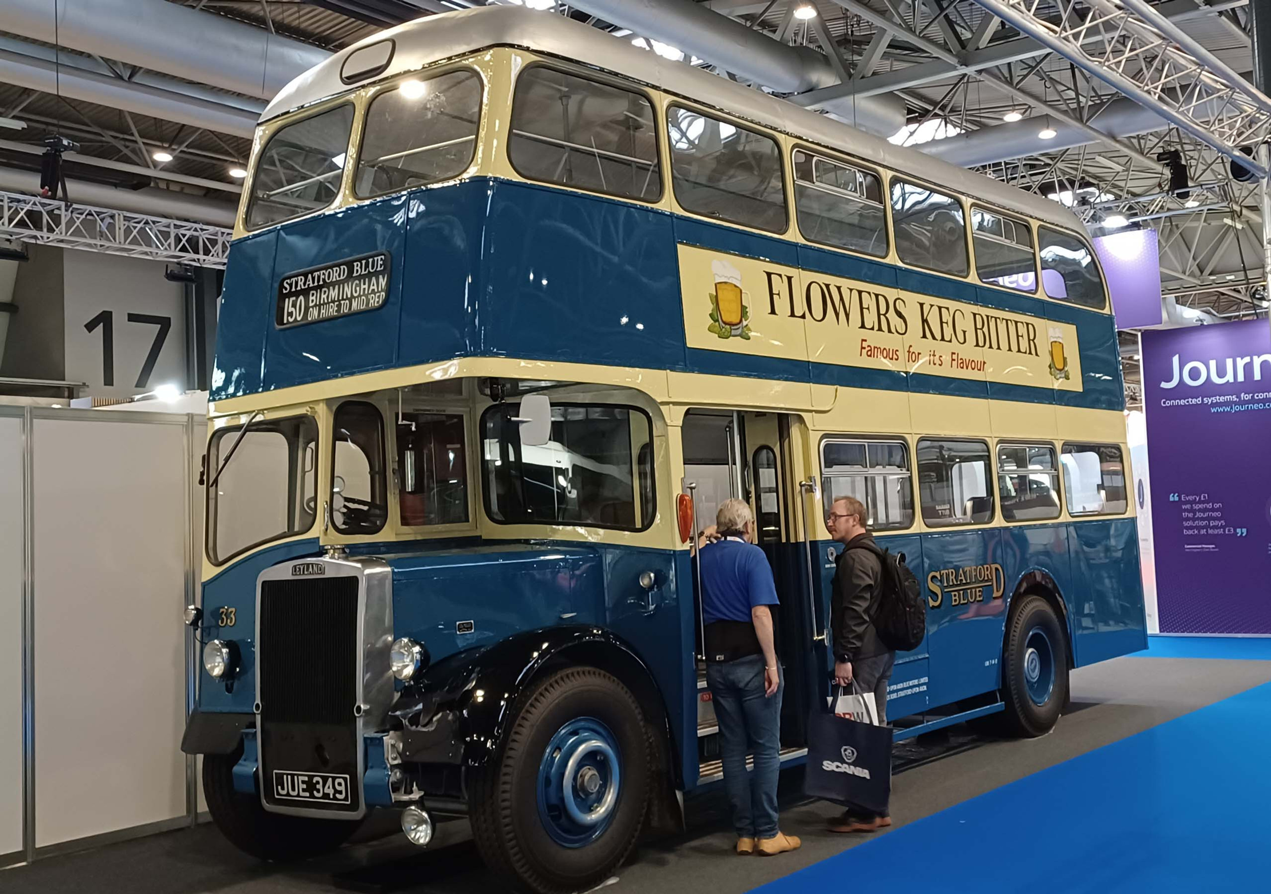 Stratford Blue Rebodied Leyland PS2 JUE 349