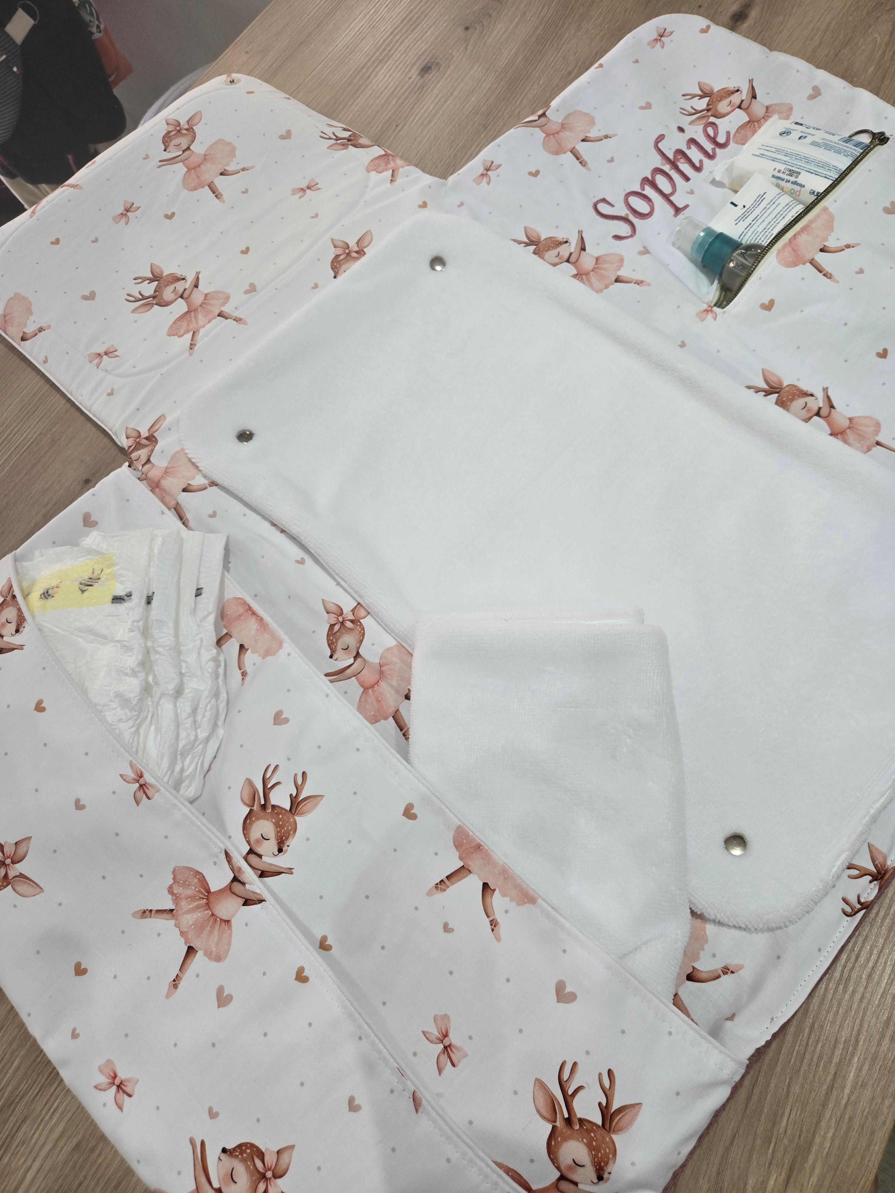 Tapis à langer nomade – Matelas de change pliable et lavable pour bébé