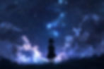 星空を見上げる女の子