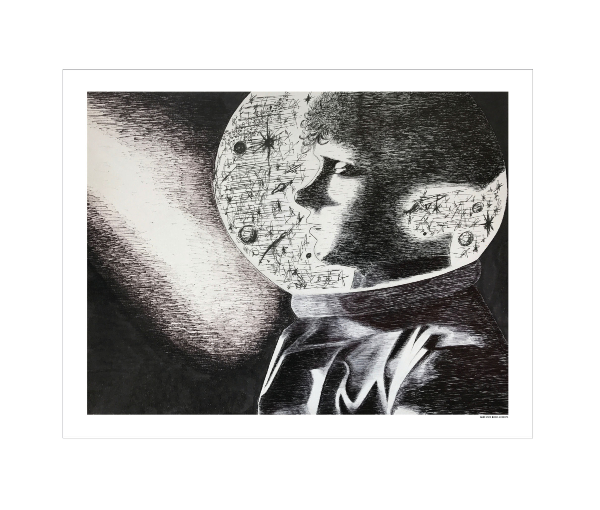 E3   INNER SPACE   18"x 22"  Color Print,  Heavy Paper,  Satin Finish