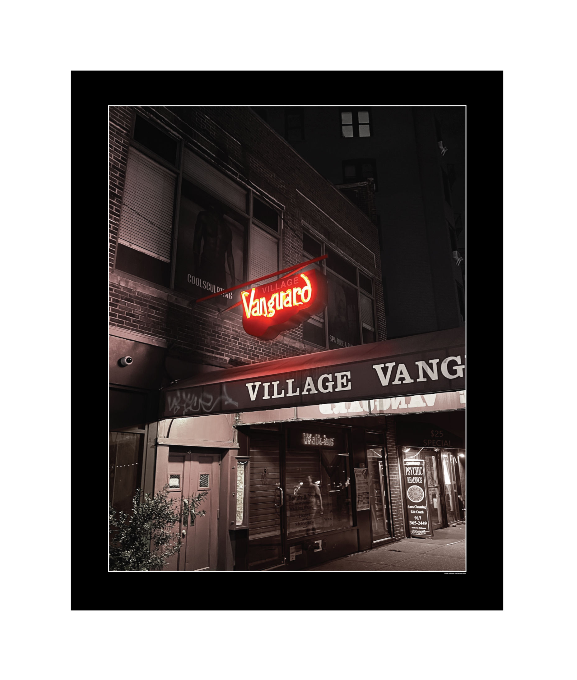 VILLAGE VANGUARD   24"x 30" Color Print,  Heavy Paper,  Satin Finish