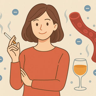 血流改善のための禁煙・節酒のコツ｜習慣を見直して“めぐり”を変える
