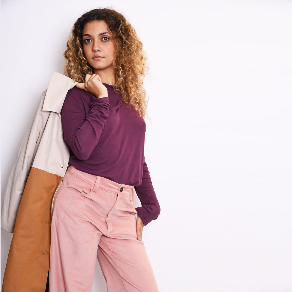 Miniatura: CALÇA LUVA ROSA ANTIGO
