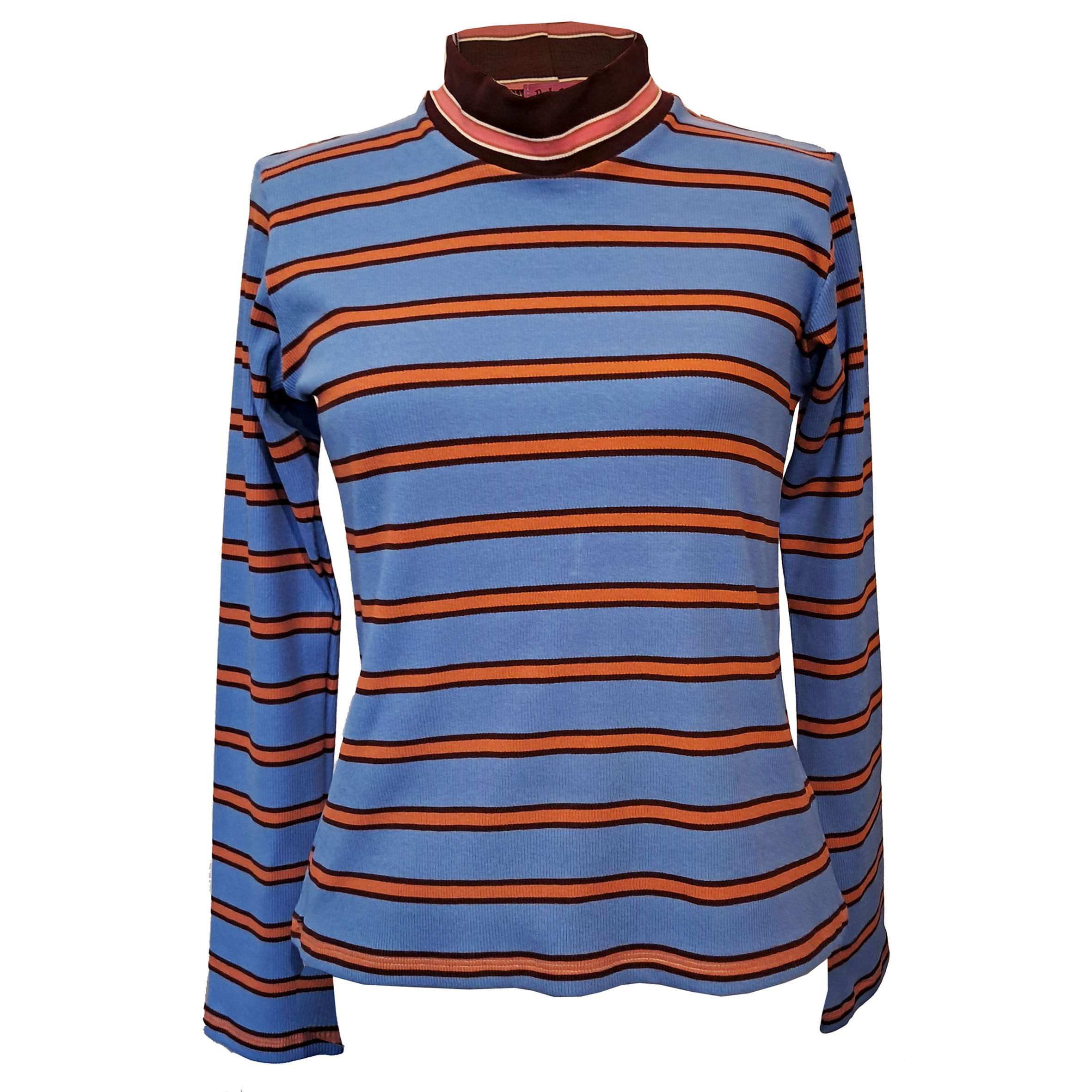 CAMISETA NECK AZUL