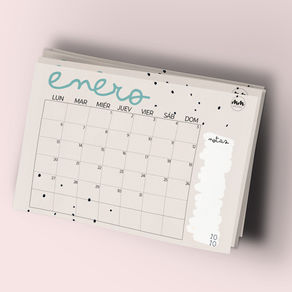 Calendario Printable Enero