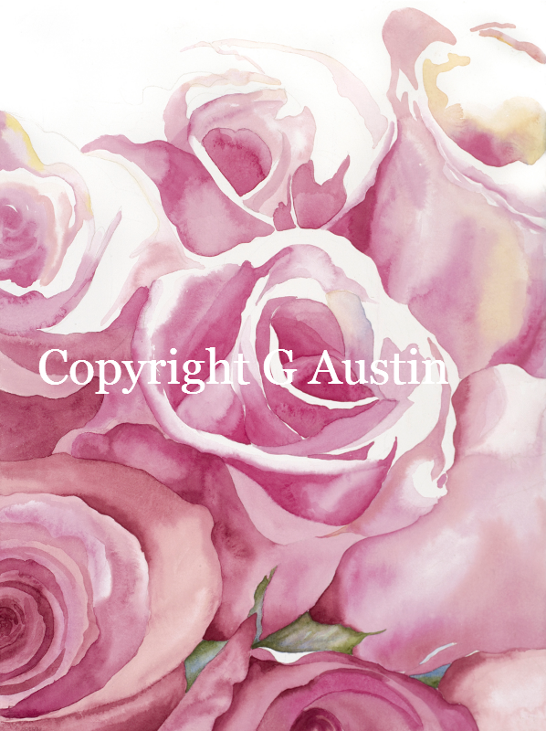 Thumbnail: Lay me Down in a Bed of Roses by artist G M Austin