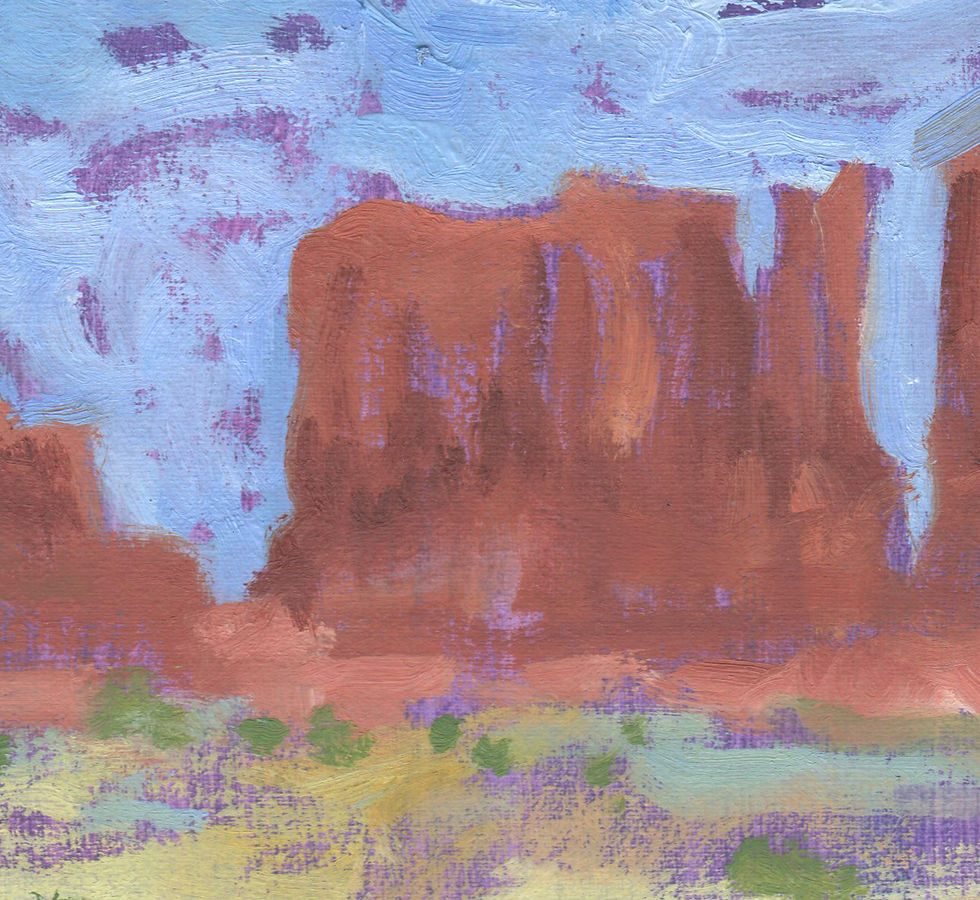 Thumbnail: Sacred Valley painting by artist Gail M Austin