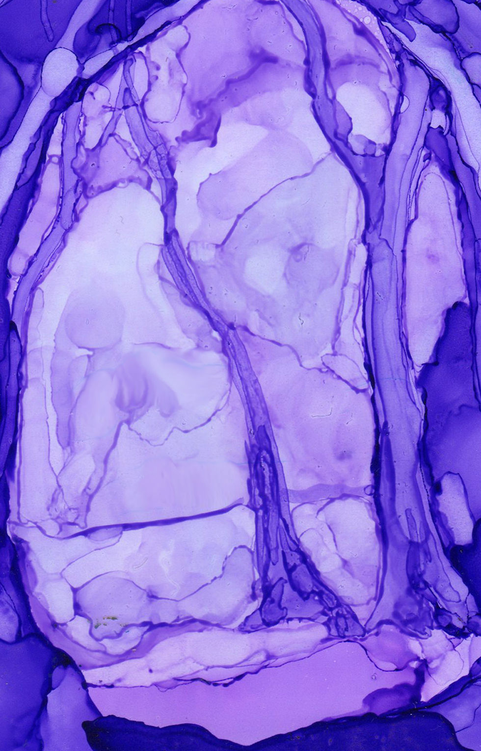 Thumbnail: Purple World 2 -original painting by Gal M Austin