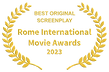 Rome International Movie Awards - BEST ORIGINAL SCREENPLAY 2023 GOLD 5 X 3.png