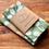 Thumbnail: Gum Blossom Leaves - Green - Tea Towel (Allover Print)