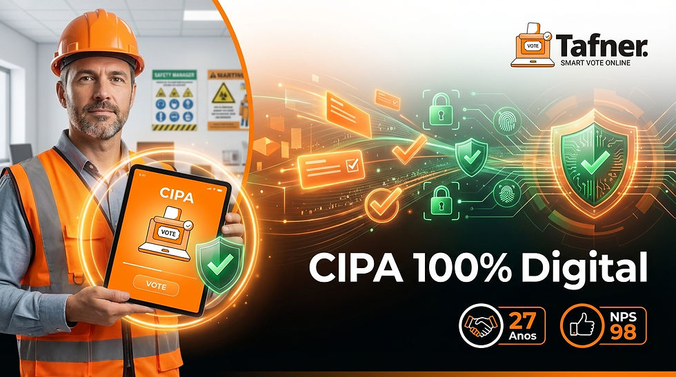 Eye-level view of a computer screen displaying a digital voting interface